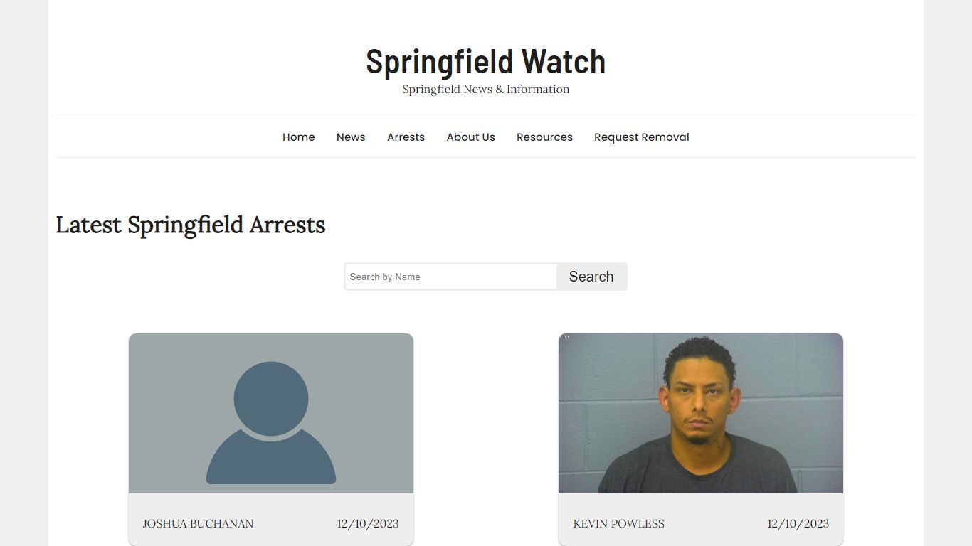 Springfield Watch || Arrest Mugshots From Greene County, MO
